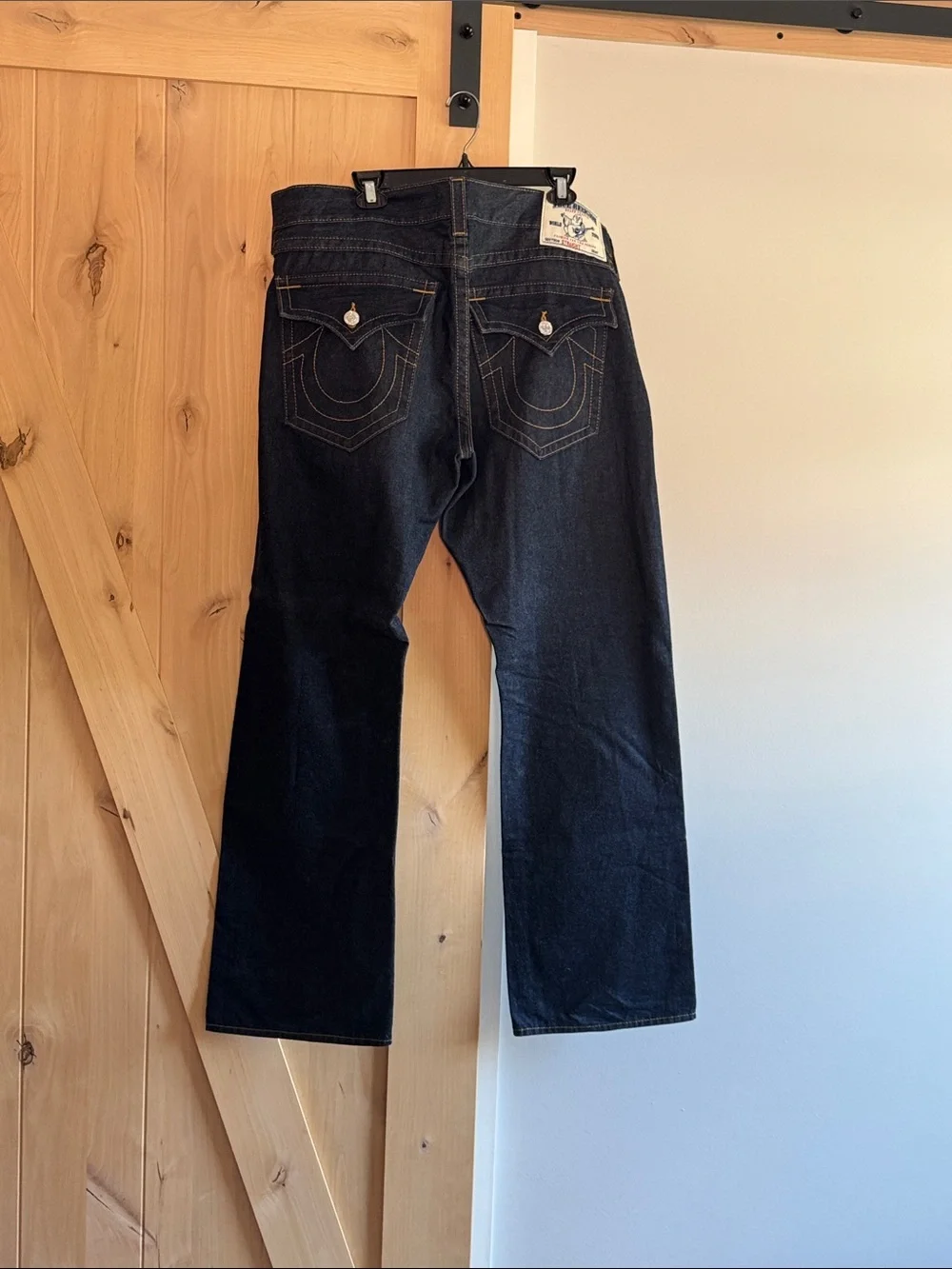 True Religion Dark Indigo Straight Jeans